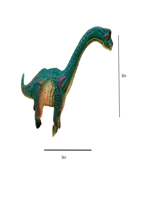 DTR Creation Brachiosaurus 38cm Dinosaur Action Figure Toy with Sound for Kids, Soft Rubber Dinosaur Toy, Collection Birthday Gifts Toys, Statue Toys(38 CM) - Image 3